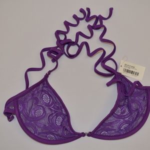 Wicked Weasel Bikini 312 Siren Lace Underwire Bikini Top XL
